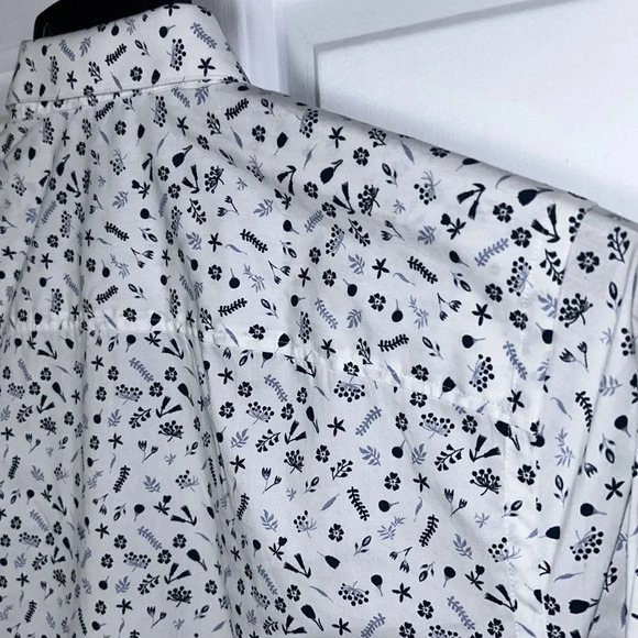 Jack & Jones,Men shirt Sm & Med,NWT,cotton 100,white & blue.BETTER COTTON ORG - Picture 9 of 13